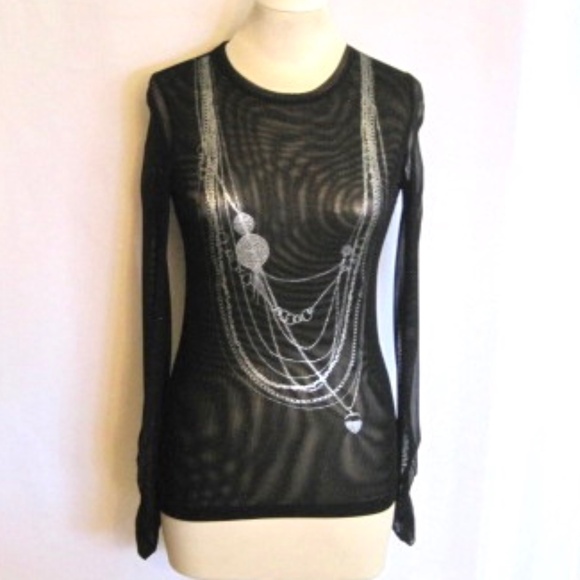 Tristan Mesh Printed T-Shirt - Picture 1 of 7